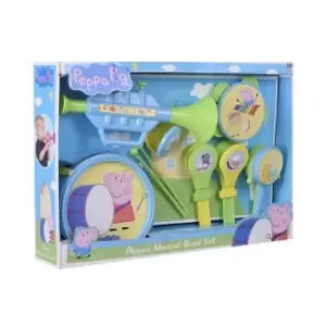 Image of Peppa Pig 6 Piece Peppa's Musical Band Set Kids Music Instrument Drum Toy Gift TJ Hughes