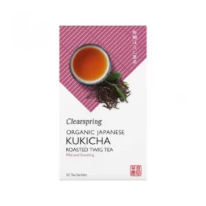 Image of Clearspring Org Japanese Kukicha Tea Bags 20bag