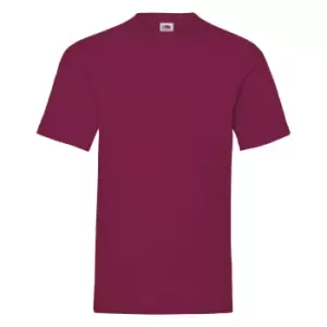Image of Fruit Of The Loom Mens Valueweight Short Sleeve T-Shirt (XL) (Burgundy)
