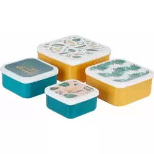Image of Premier Housewares Mimo Set of 4 Winter Palm Lunch Boxes