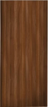 Image of Wickes Sliding Wardrobe Door Walnut Frame and Panel - 2220 x 762mm