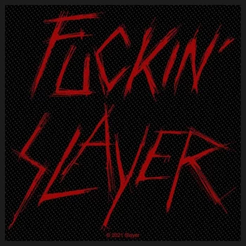 Image of Slayer - Fuckin' Slayer Standard Patch