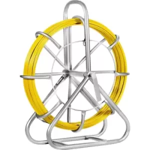 Image of VEVOR Fish Tape Cabling Rods 6MMX130M Duct Rodder Fish Tape Continuous Fiberglass Electrical Cable Threader Running Puller Hand-Operated Draw Wire Ret