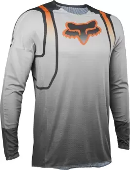 Image of FOX 360 Vizen Motocross Jersey, grey-orange Size M grey-orange, Size M