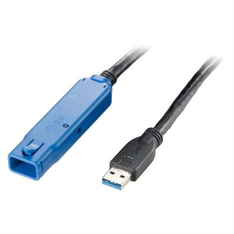 Image of LogiLink 10m USB 3.0 M/M USB cable USB 3.2 Gen 1 (3.1 Gen 1) USB A Bla