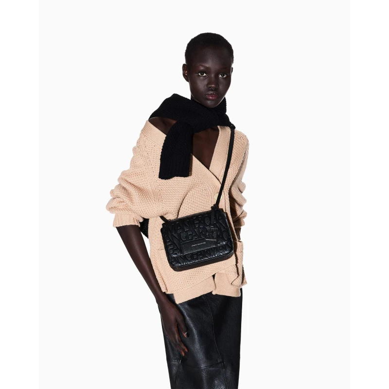 Image of Armani Exchange Womens Crossbody Bag Black female One Size