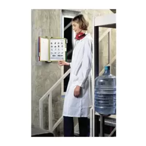 Image of Set de supports muraux 2 x 10 pochettes de presentation assortiment de couleurs