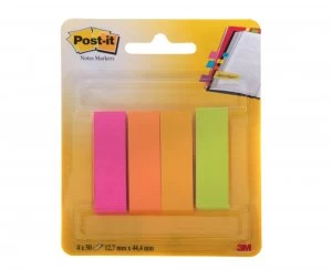 Image of Post it Notes Markers 4 Pads Assorted