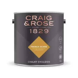 Image of Craig & Rose Chalky Emulsion French Ochre - 5L