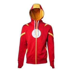 Image of Marvel Comics - Iron Man Mens X-Large Hoodie - Red/Orange