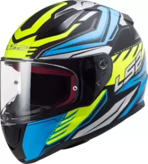 Image of LS2 FF353 Rapid Gale Helmet, black-blue Size M black-blue, Size M