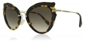 Image of Miu Miu MU05SS Sunglasses Light Havana VIF3D0 52mm