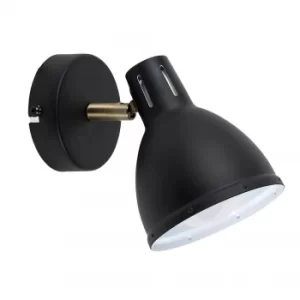 Image of Brindley Steampunk Single Spotlight in Black
