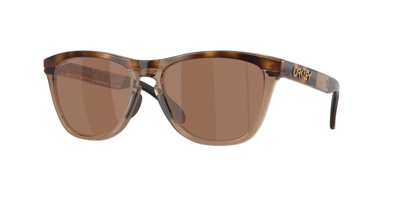 Image of Oakley Unisex Oakley OO9503 FROGSKINS RANGE XL 950302 Sunglasses O_matter Brown Brown Round Polarized Brown Sunglasses Unisex O_matter