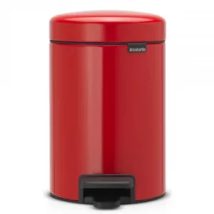 Image of Brabantia newIcon Pedal Bin 3 Litre Passion Red