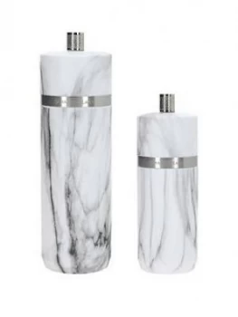 Image of Masterclass Salt And Pepper Mill Set ; Marble