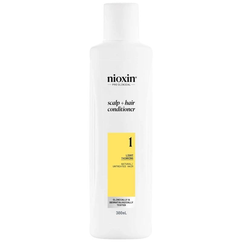 Image of NIOXIN Scalp and Hair Thickening System 1 Conditioner for Natural Hair with Light Thinning 300ml