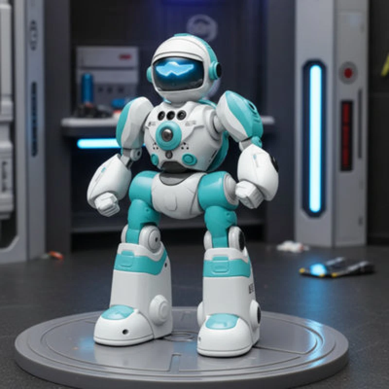 Image of Alivio Kids Remote Control Ai Intelligent Voice Robot (Blue & White)