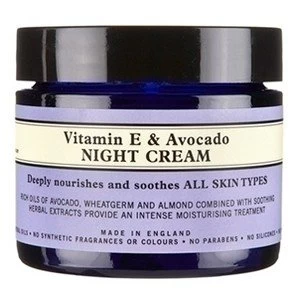 Image of Neals Yard Remedies Vitamin E and Avocado Night Cream 50g