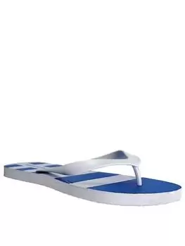 Image of Regatta Bali Flip-Flops - Blue/White, Size 7, Men