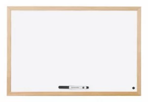 Image of Bi-Office White Lightweight Drywipe Board 900x600mm MP07001010