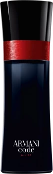 Image of Giorgio Armani Code A List Eau de Toilette For Him 75ml