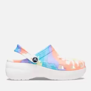 Image of Crocs Classic Tie-Dye Rubber Clogs - W4