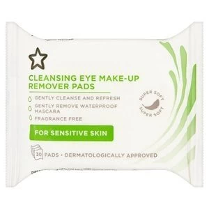 Image of Superdrug Cleansing Eye Makeup Remover Pads