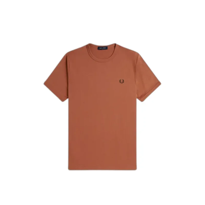 Image of Fred Perry T-Shirt Fred Perry Ringer Orange Male 2XL