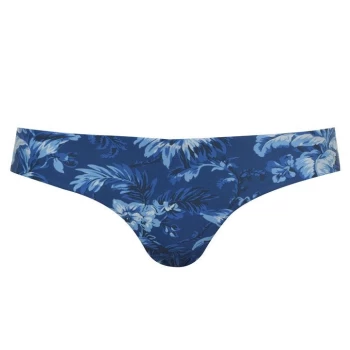 Image of Jack Wills Botany Classic Bikini Bottoms - Blue Floral