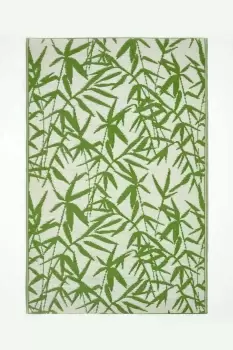 Image of Zena Tropical Green Outdoor Rug