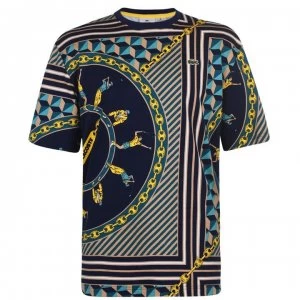 Image of Lacoste L!VE T Shirt - Navy QRN