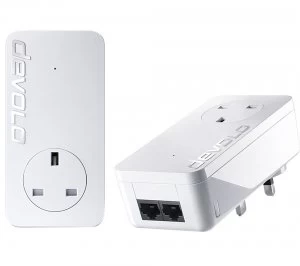 Image of Devolo dLAN 550 duo Powerline Adapter Kit Twin Pack