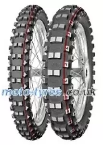 Image of Mitas Terra Force-MX SM ( 60/100-12 TT 36J Compound Soft Medium, NHS, Front wheel, red & gelb )