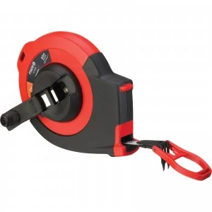 Image of Fisco Steel Long Survey 3:1 Gear Class I Tape Measure Imperial & Metric 100ft / 30m 10mm