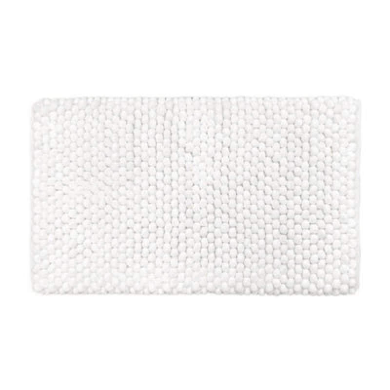 Image of Allure Bath Fashions Luxury Non Slip Chunky Bobble Bath Mat - White