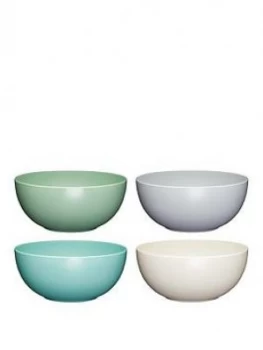 Image of Kitchencraft Colourworks Classic ; Set Of 4 Melamine Bowls