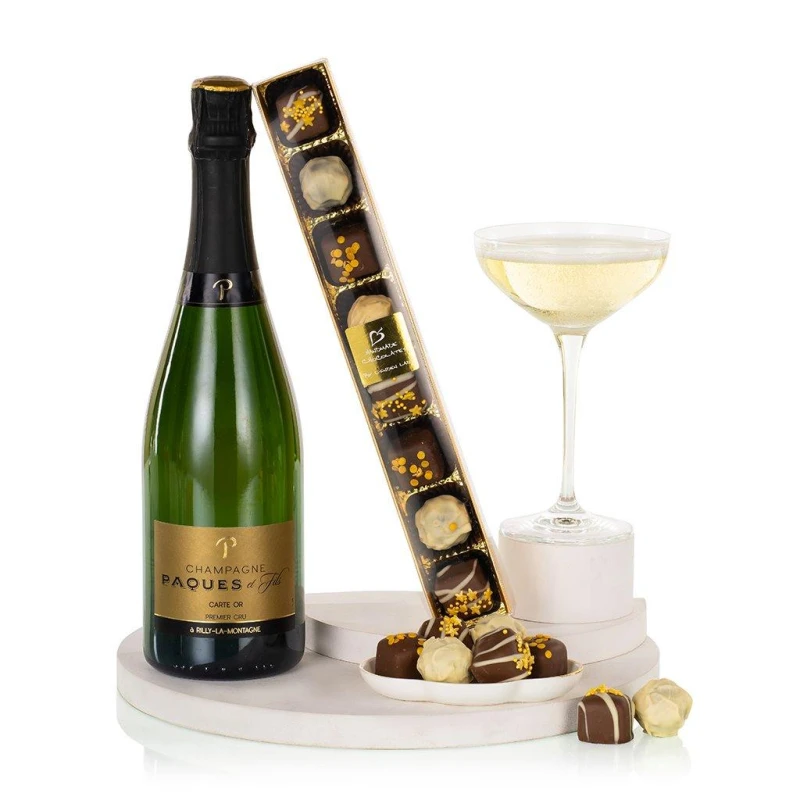 Image of Virginia Hayward Virgina Hayward Champagne & Chocolates Multi unisex Small