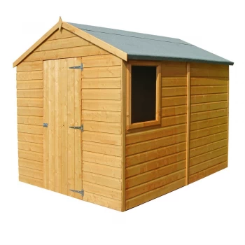 Image of Shire Durham Shiplap Apex Shed - 6ft x 8ft (1790mm x 2390mm)