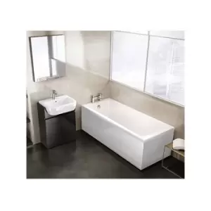 Image of Tempo Arc Single Ended Rectangular Bath 1700 x 700mm White 0 Tap Hole - Ideal Standard