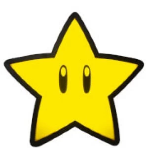 Image of Super Mario Super Star Light with Projection