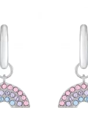 Image of Olivia Burton Rainbow Huggie Hoops Earrings OBJRBE09