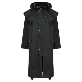 Image of Regatta Cranbrook Long Wax Jacket - Green