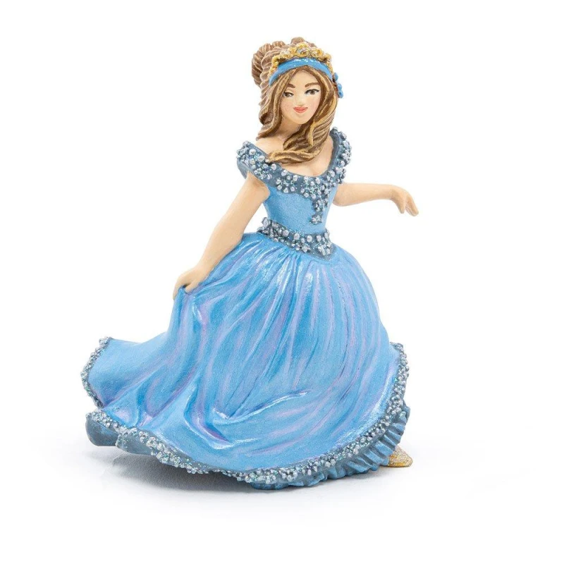 Image of Difuzed The Enchanted World Princess with a Glass Slipper Toy Figure, Three Years and Above, Blue (39206) Multi unisex