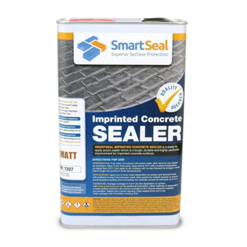 Image of SMARTSEAL Smartseal - Imprinted Concrete Sealer - Matt - 5 Litres M6-7YFO-2OFN