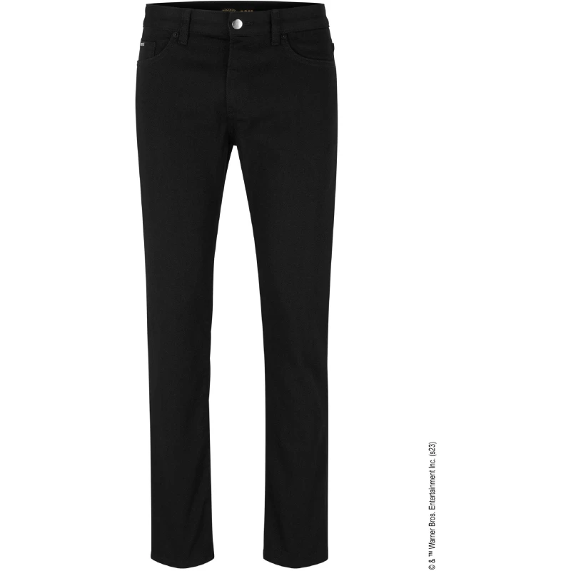 Image of Boss Mens Dela Bugs Slim Fit Jeans Black male 32W S