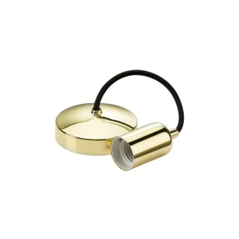 Image of Knightsbridge - 6' E27 Contemporary Pendant Set - Polished Brass