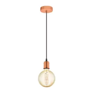 Image of Eglo Yorth Ceiling Pendant Light, Copper