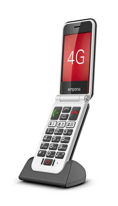 Image of Emporia Emporia SIMPLICITYglam.4G 7.11cm (2.8") 106g Black Senior phone V227.LTE.V3.BK.01