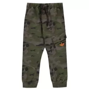 Image of Firetrap Camo Cargo Trousers Junior Boys - Green